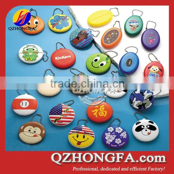 Promotional PVC Key Ring 3D Soft Printing Key Chain