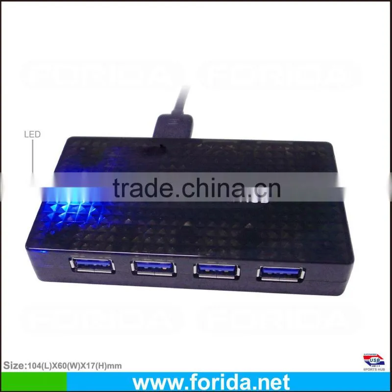 Newest 4 Port Popular USB Hub, Multi USB3.0 Hi-speed for laptop