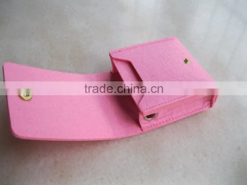 new key chain purse, felt material, key cases car charger, mobile power charging treasure pouch, universal digital accessories