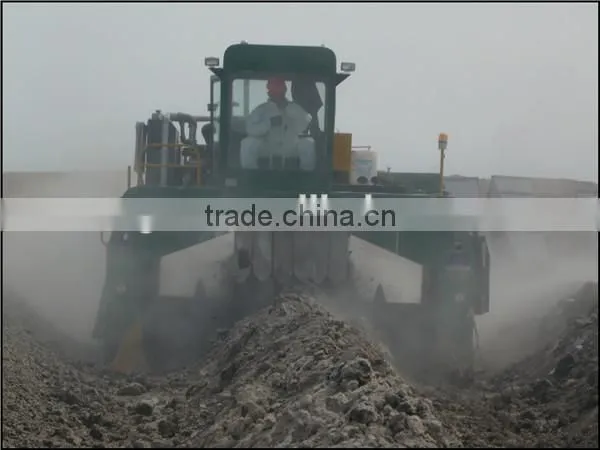 Heanvy duty compost manure turner/compost mixer machine M3600 for sale