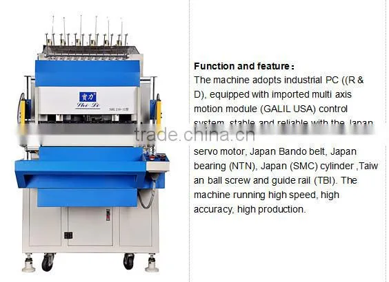 SHL210-12 Full Automatic transformer bobbin plastic coil winding machine