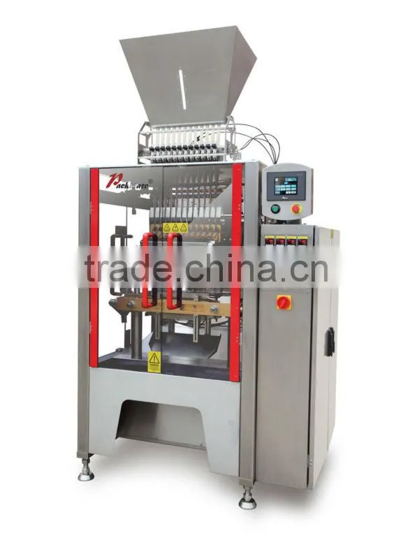 Multilane stick bag packing machine with auger filler for vitamin powder