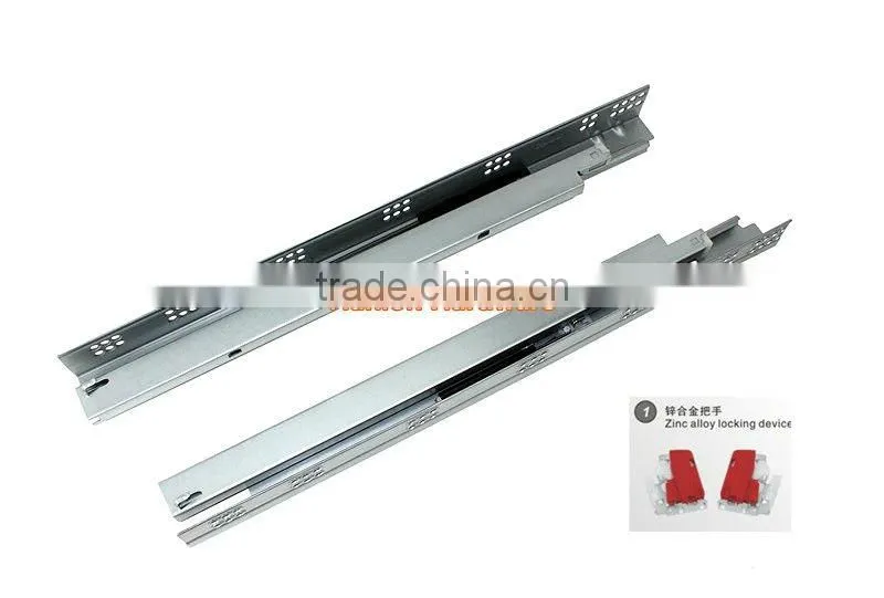Us type Full extension soft closing furniture sliders