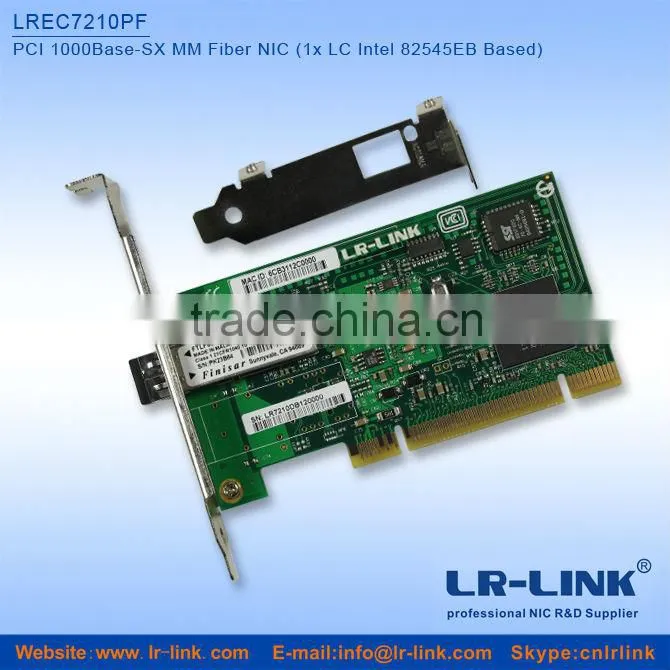 LREC7210PF Ethernet 1000M gigabit Fiber Optic PCI lan card(single fiber port)