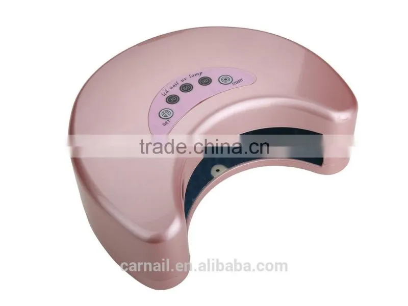 12w moon shaped CCFL UV Led Nail Lamp For Led Nail Gel led nail lamp