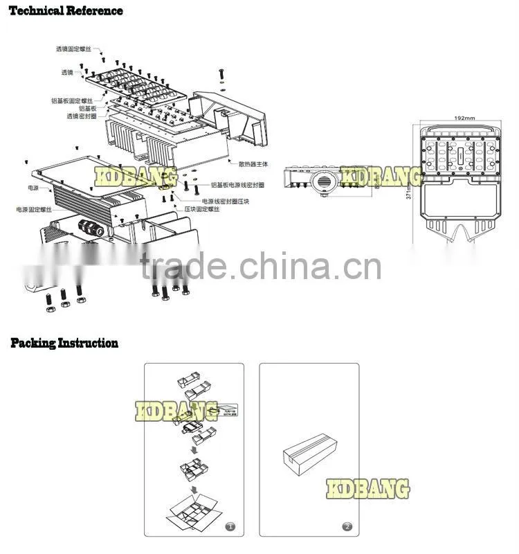 Wholesale high quality waterproof cree led 30w road light