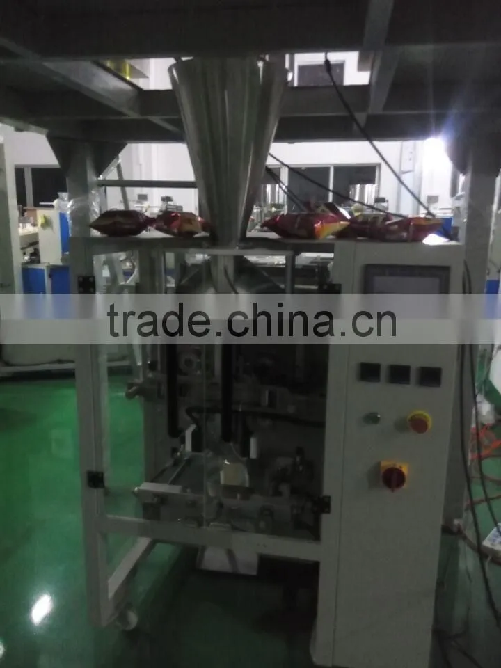 mixed fruit chips snack packing machine