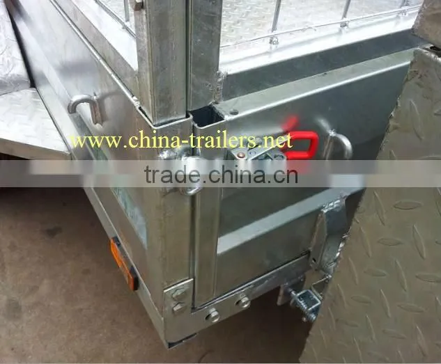 10*5 hot dipped galvanized box trailer