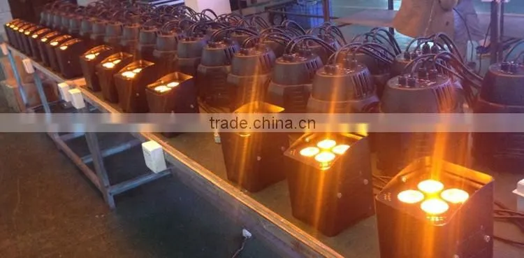 4*18w RGBWA UV wireless battery led par light led light stage lighting