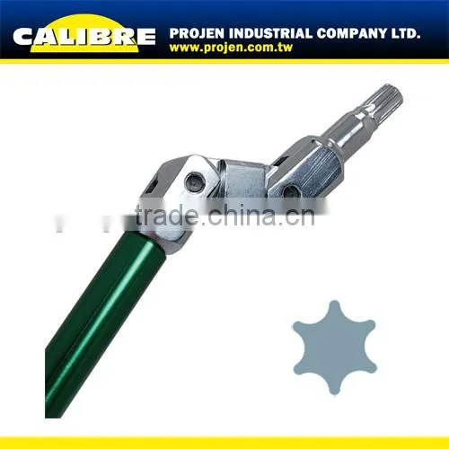 CALIBRE 6pc T20-T50 Multi-Jointed star key wrench set