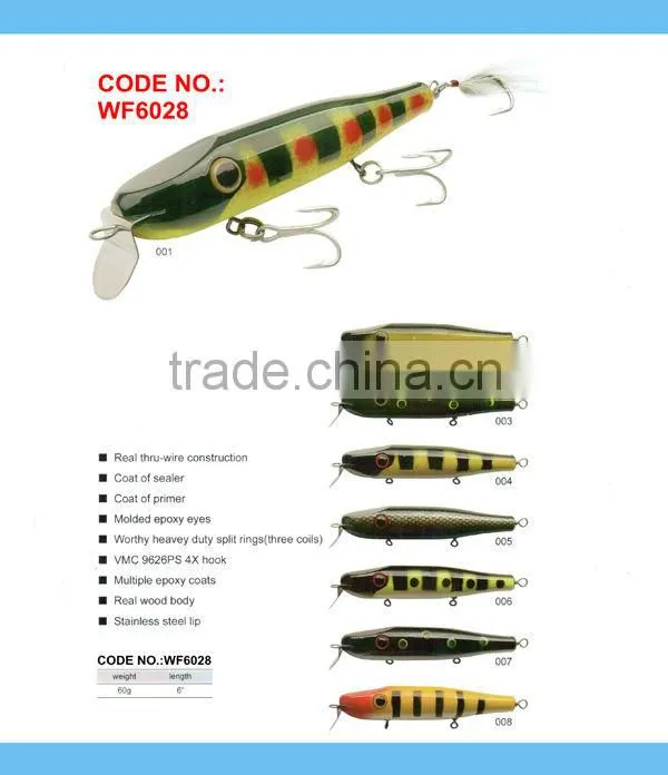 WF6026 bass fishing lures