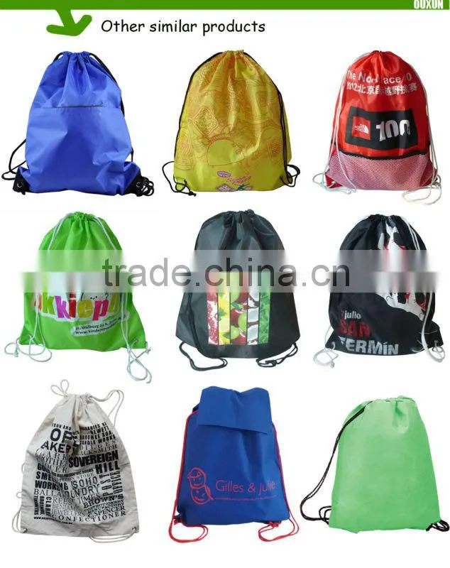 new design nylon 210t drawstring bag