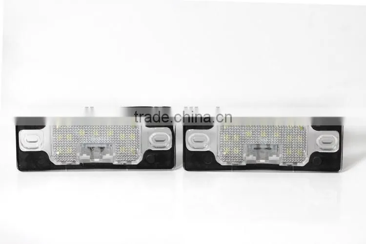 One year guaranteed 12V ABS material led license light led license plate lamp canbus for P orsche