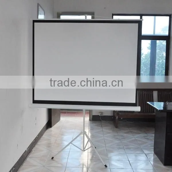 4:3 Tripod Stand Manual Projection Screen manufacturer 120inch