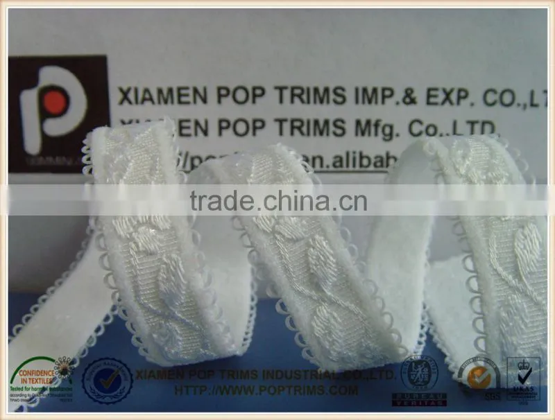 Custom jacquard elastic webbing for underwear