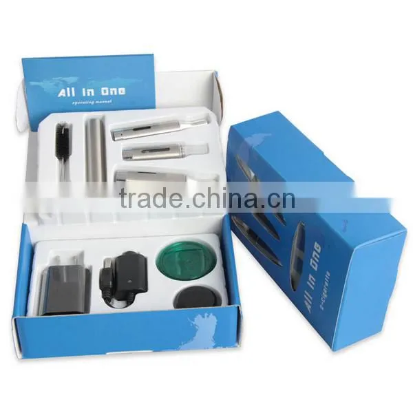 dry herbal 3 in 1 dry herb 510 ego wax glass globe vapor atomizer
