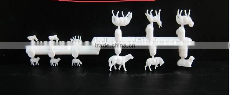 Building model materials, scale sheep for N scale , 1/150 scale farm model sheep ,white sheep
