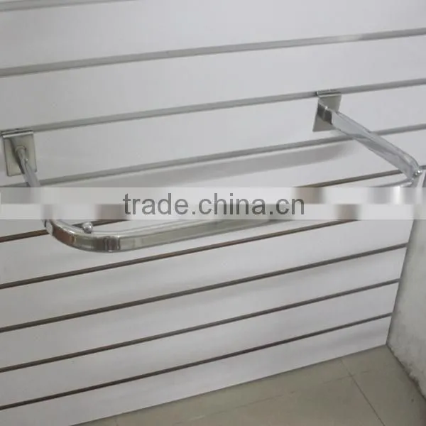 Clothing Hanging Rail Supermarket Display Shelf