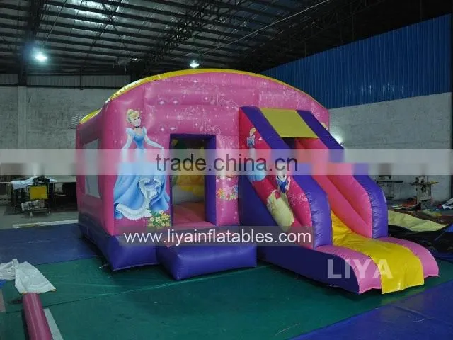 Mini Inflatable Bouncer Combo Jumping Bouncy Castle with Slide