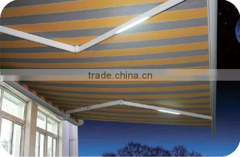 full- cassette motorized awning