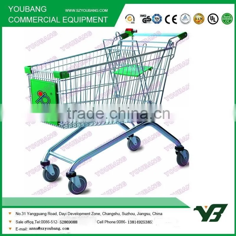 European 165L shopping cart