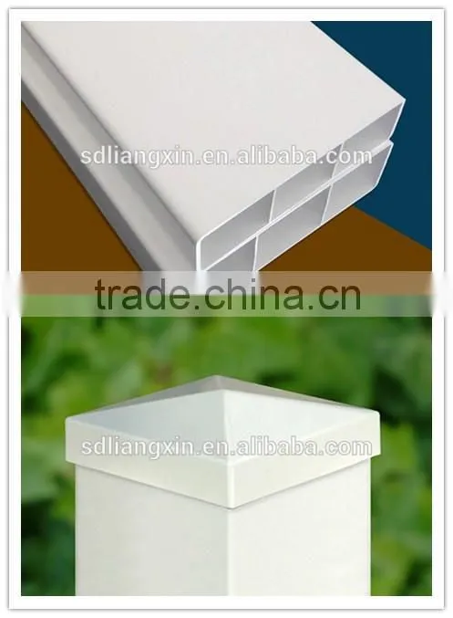 Plastic vinyl horse fence PVC fencing for sale