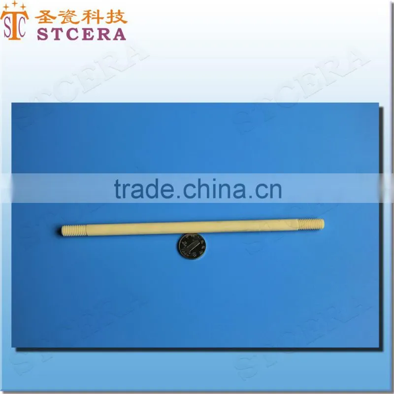STCERA Alumina threaded Ceramic Rods