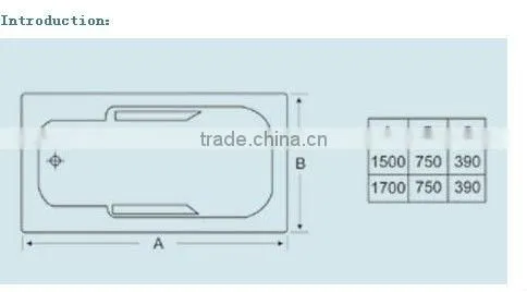 Manufacture Cast Iron enamel Bathtub