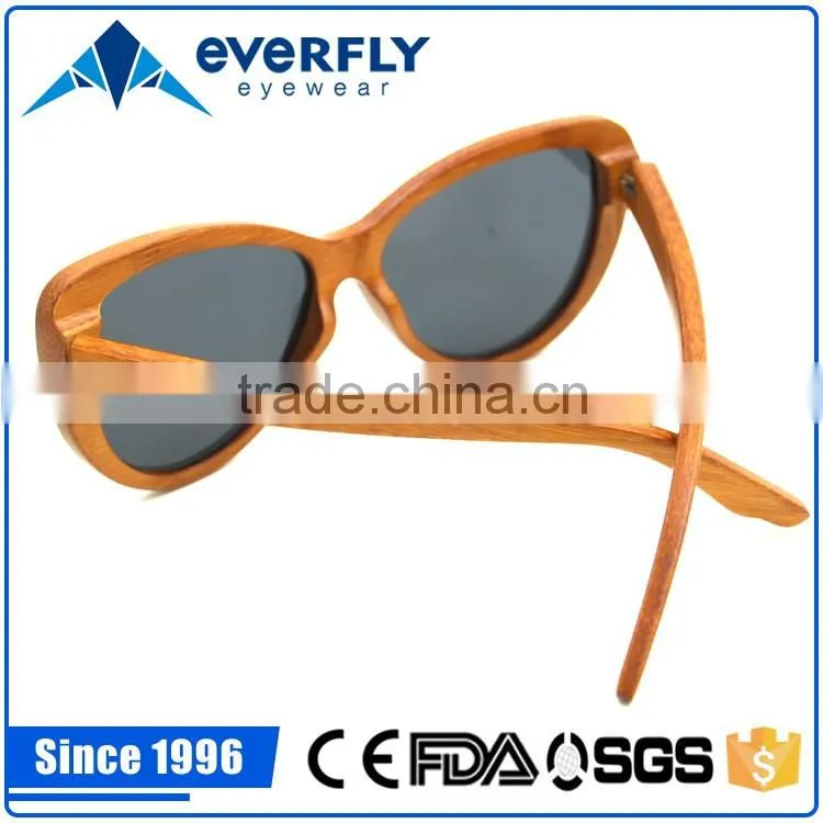 High Quality FDA Wholesale Mirror Lens China Wood Bamboo Sunglasses 2016 Custom Logo Cat.3 Polarized 2016 Wooden Sunglasses