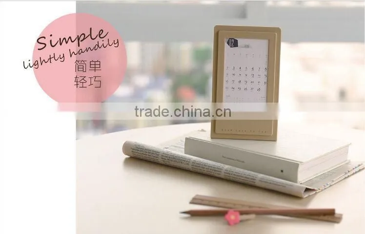 wholesale custom ps calendar printing 2016 novelties goods from china /minion Xmas Gift concise style calendar printing