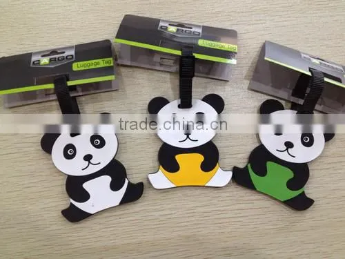PVC Luggage Tag / Identification Tag Panda model