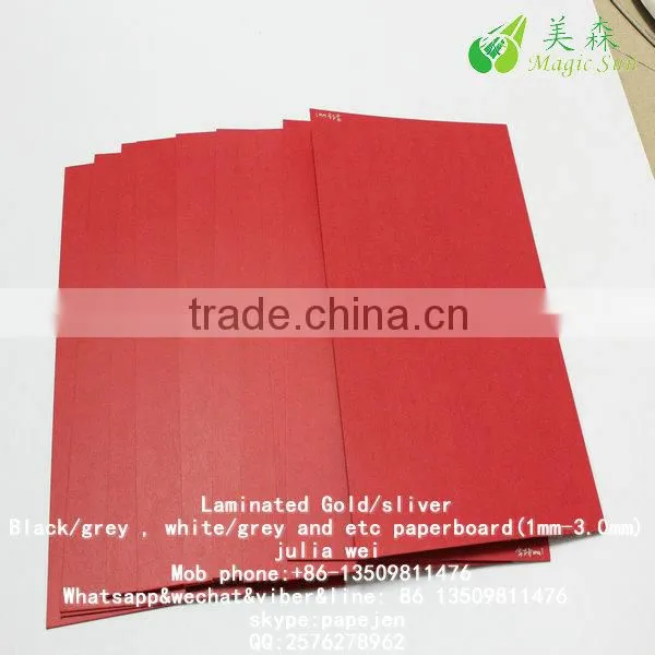 Black paper with grey back Laminated Board black paper cardboard/core board paper/core black cardboard paper