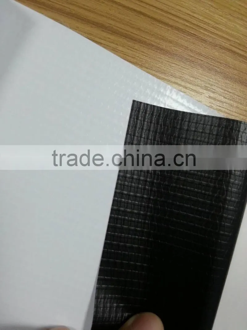White-Black Blockout PVC Flex advertisement Banner
