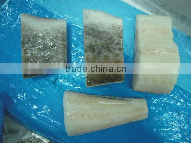 frozen light salted pacific cod fillet