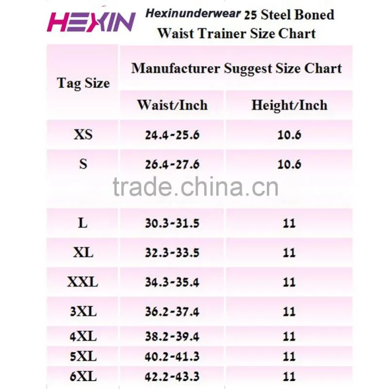 Women's 9 Steel Boning Short Torso Big Women Rubber Latex Waist Slimming Corset