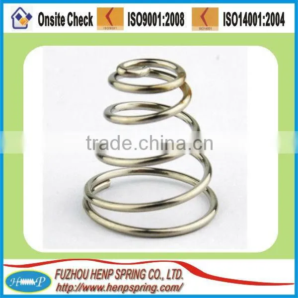 stainless steel conicalness battery spring