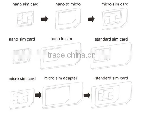 Top level hot-sale 2 in 1 for nano micro sim adapter cutter