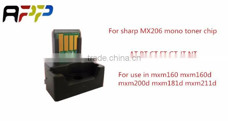 Toner cartridge chip mx m160 for sharp mx m160d mx m200d