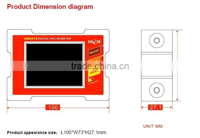 DMI810 New Generation High Quality Leveling Detection Sensor Tilt Sensor With High Precision 0.002deg From Shenzhen Factory