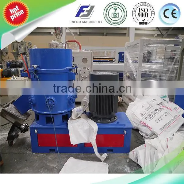 Waste Plastic Fiber/Woven Bags/Film Agglomerator For Plastic Recycling