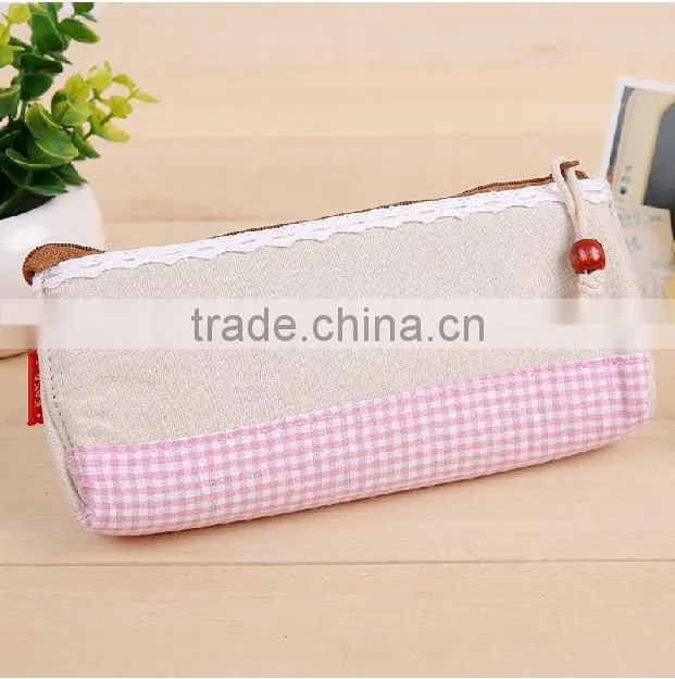 High School Canvas Pencil Case
