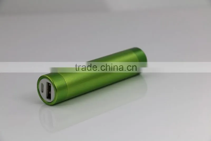 2015 Hot Selling cheap wholesale colorful portable Power bank charger 2600mAh