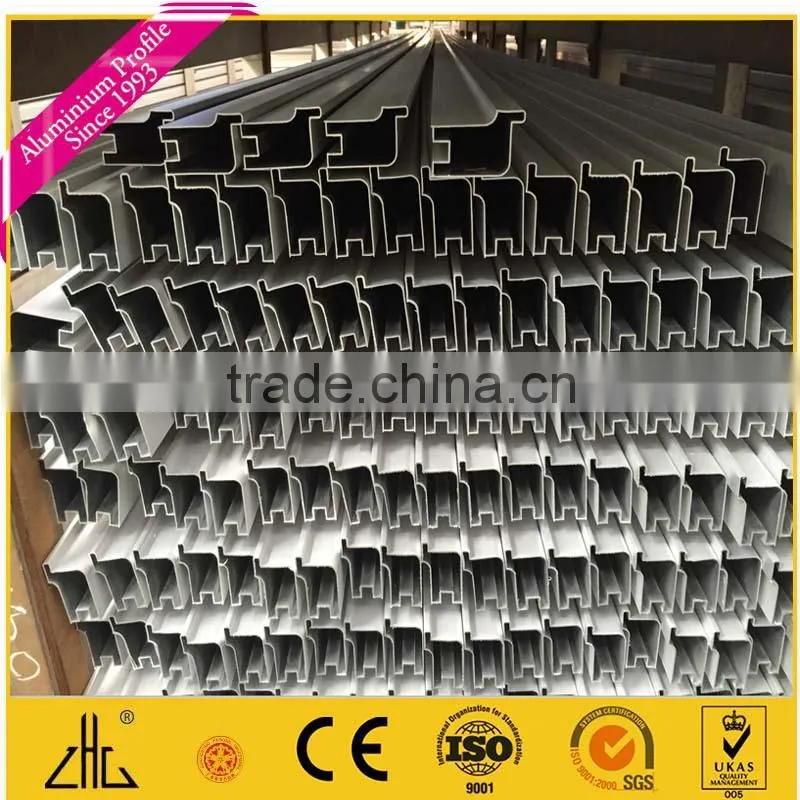 Hot sales aluminum extrusion profile channel/track ground track for frameless glass top hang/n channel for Aluminum glass window