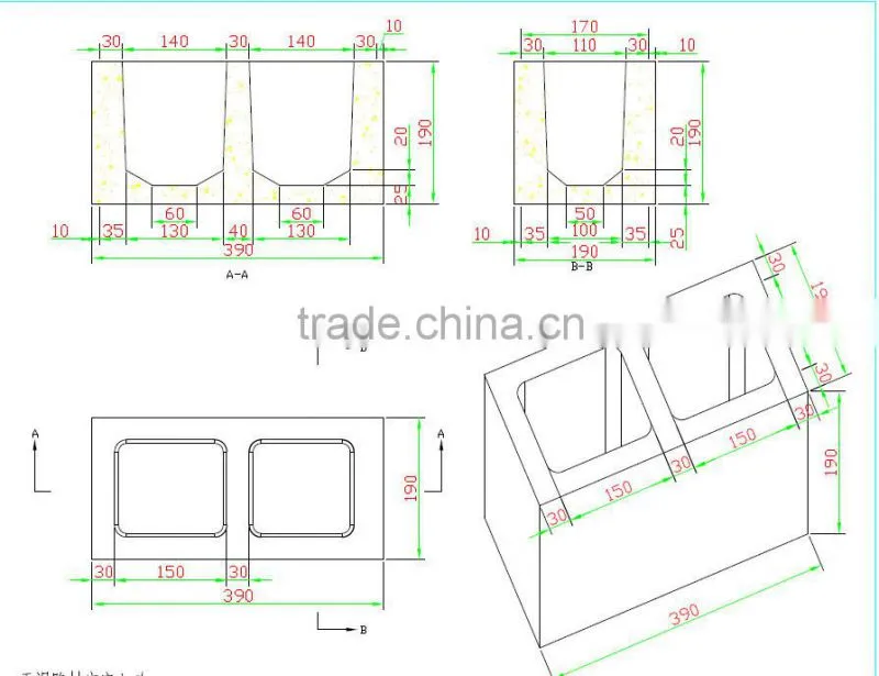 QTJ4-40 semi automatic solid brick making machine