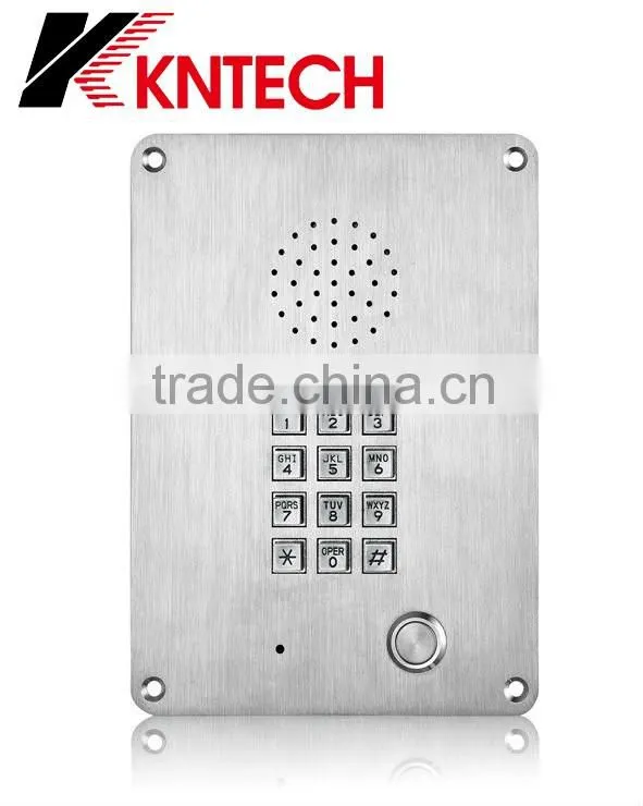 KNTECH Handsfree Emergency Phone Waterpoof Communicate Intercom Office building elevator telephone
