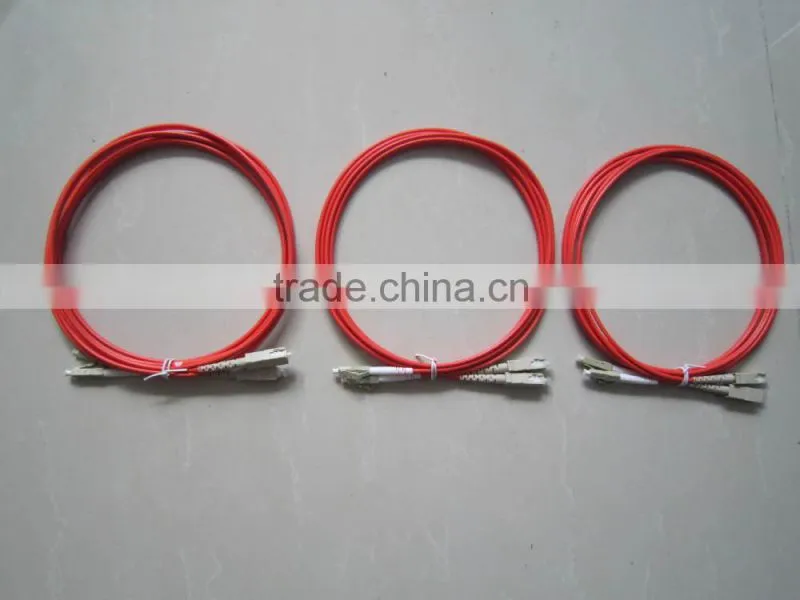 Alibaba trade assurance SC to LC multimode MM duplex optical fiber patch cord,fiber optic patch cable,fiber jumper with 3M