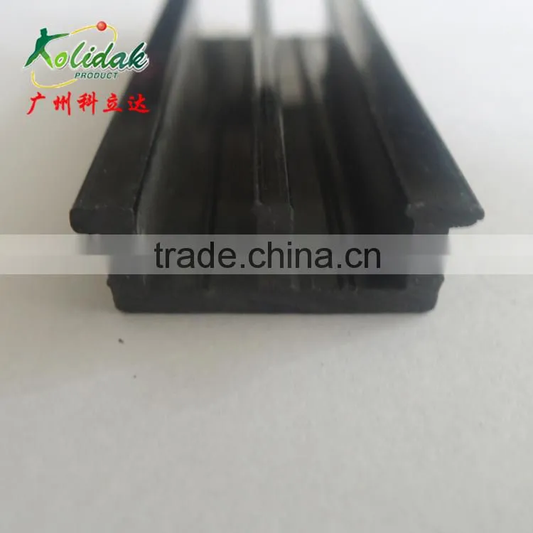 Factory supply E shape PVC profiles plastic extrusion