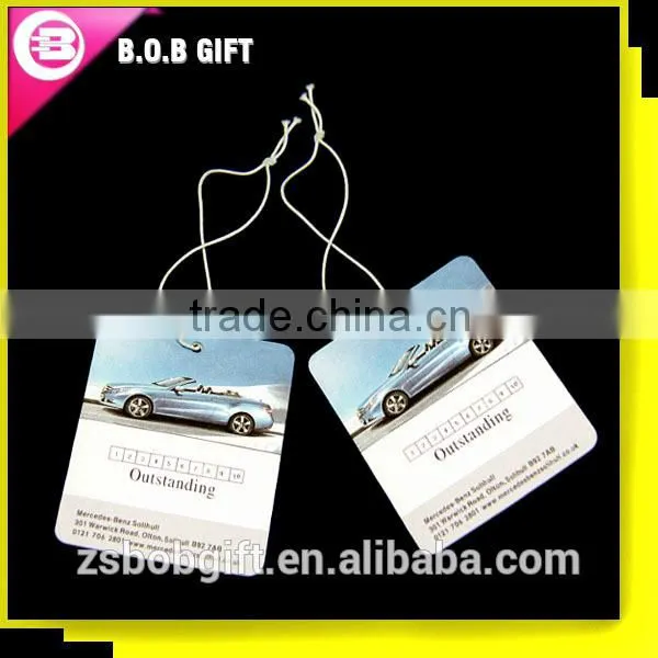 Hanging paper car air freshener