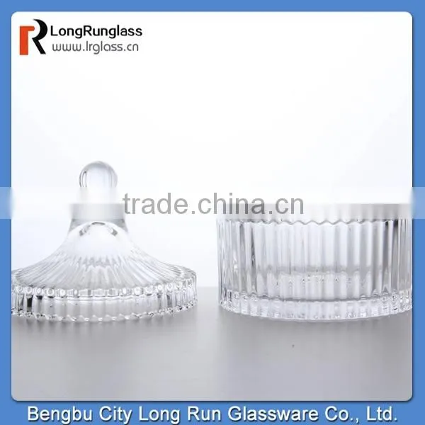 Longrun Personalized cut glass ger shape candy holder