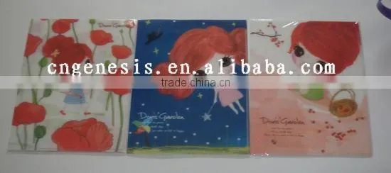 School easy use color PVC book protector/Plastic school book cover / PVC waterproof notebook cover wholesale